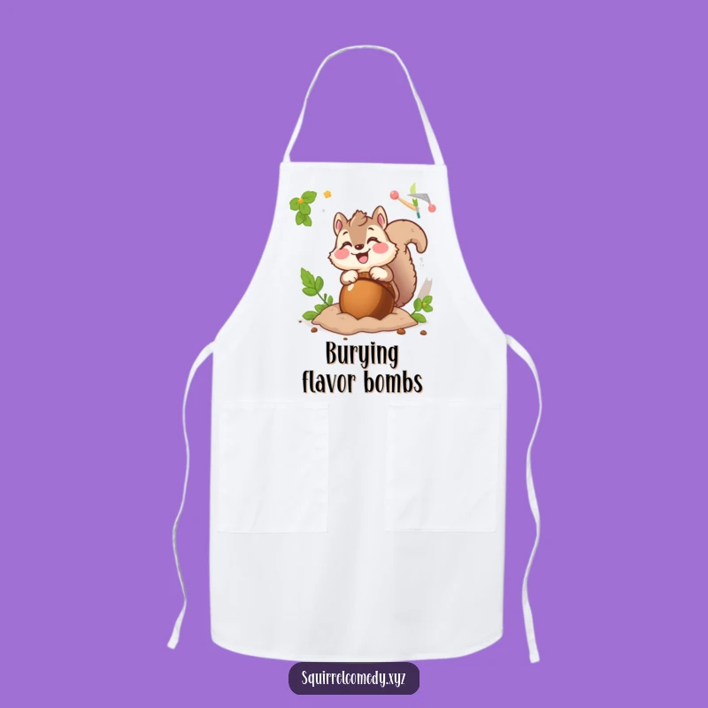 Funny Squirrel Acorn Apron: Cook with Excitement and Cheer